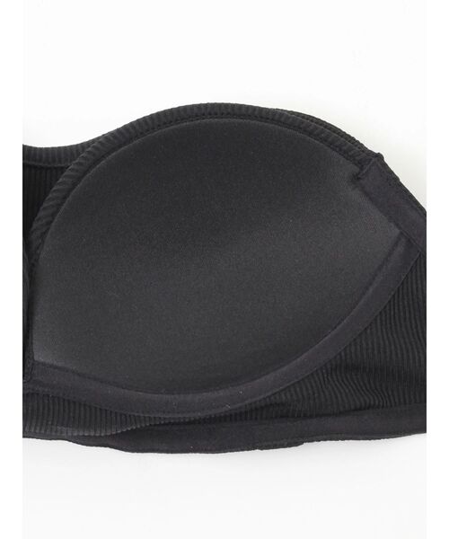 EVRIS(エヴリス)の「リブブラトップ(キャミソール・レディース・ブラック/ホワイト・SMALL/MEDIUM)」の14枚目の写真