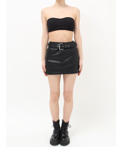 EVRIS(エヴリス)の「リブブラトップ(キャミソール・レディース・ブラック/ホワイト・SMALL/MEDIUM)」の17枚目の写真