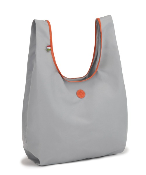 Orobianco(オロビアンコ)の「エコバッグ ポルテッジェーラ 18L エコバッグ 93211(エコバッグ/サブバッグ・メンズ・ブラウン/オレンジ/ネイビー/ブラック×ブラック・FREE)」の4枚目の写真