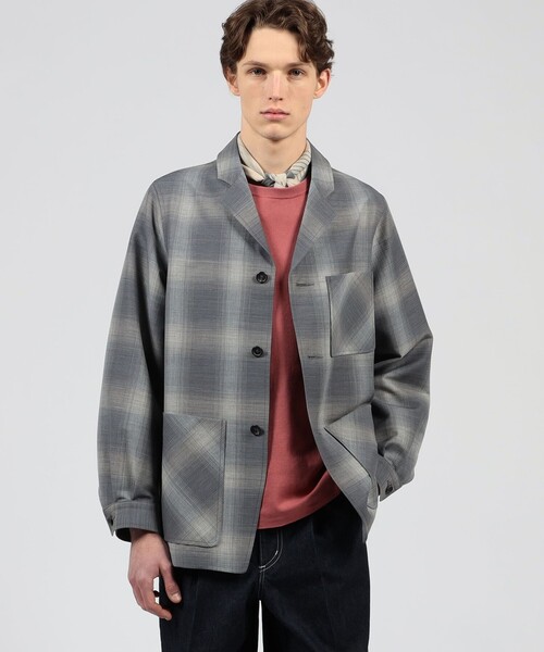 PENDLETON(ペンドルトン)の「【別注】PENDLETON ウールオンブレーチェック トップスタージャケット(テーラードジャケット・メンズ・グレー系その他/グリーン系その他・S/M/L)」の3枚目の写真