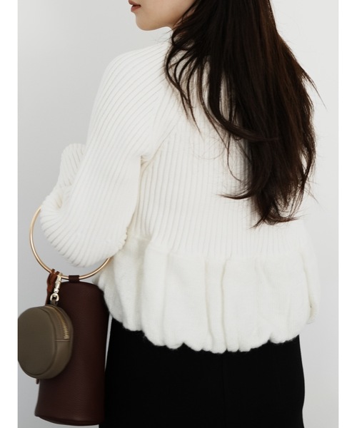 Katrin TOKYO(カトリーントーキョー)の「bell sleeve balloon knit(ニット/セーター・レディース・アイボリー/ブラック・XS/FREE)」の18枚目の写真