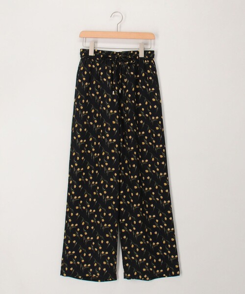 MICO COULIER（ミコクリエ）の「チューリッププリントワイドパンツ（その他パンツ・レディース・ブラウン系その他/ブルー系その他・36/38）」の2枚目の写真