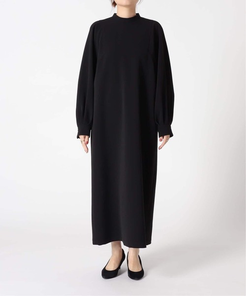 JOURNAL STANDARD（ジャーナルスタンダード）の「《WEB限定追加2》ダブルクロスロングワンピース（ワンピース・レディース・ブラック/ネイビー・36/38）」の13枚目の写真