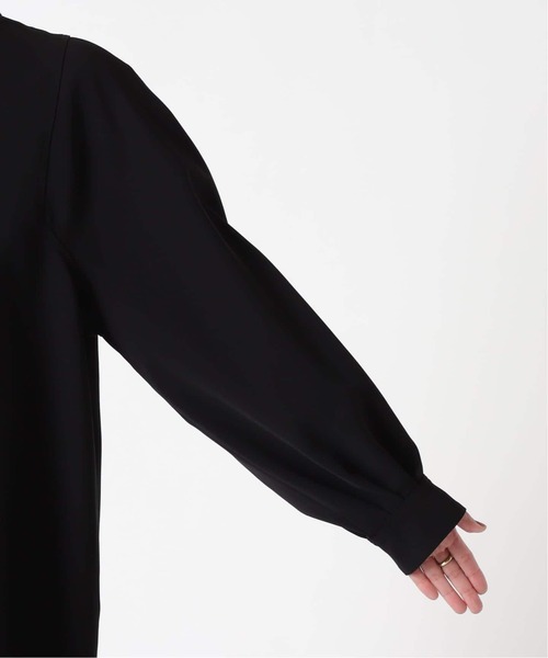 JOURNAL STANDARD（ジャーナルスタンダード）の「《WEB限定追加2》ダブルクロスロングワンピース（ワンピース・レディース・ブラック/ネイビー・36/38）」の18枚目の写真