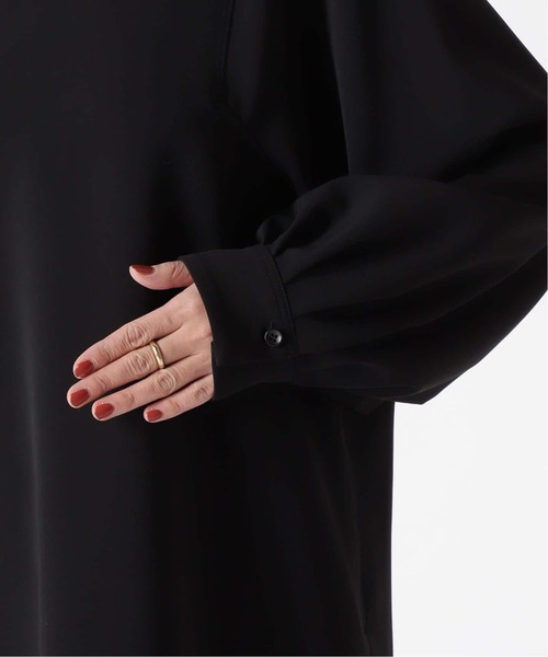 JOURNAL STANDARD（ジャーナルスタンダード）の「《WEB限定追加2》ダブルクロスロングワンピース（ワンピース・レディース・ブラック/ネイビー・36/38）」の20枚目の写真