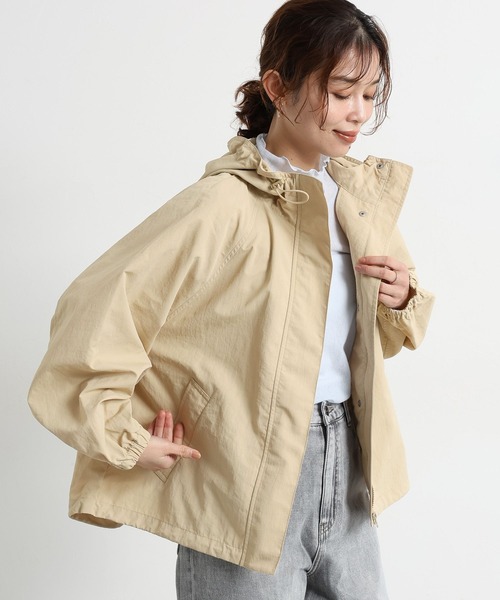 studio CLIP（スタディオクリップ）の「【撥水】ドルマンスリーブマウンテンパーカー（マウンテンパーカー・レディース・アイボリー/ベージュ・FREE）」の9枚目の写真