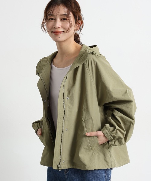 studio CLIP（スタディオクリップ）の「【撥水】ドルマンスリーブマウンテンパーカー（マウンテンパーカー・レディース・アイボリー/ベージュ・FREE）」の13枚目の写真