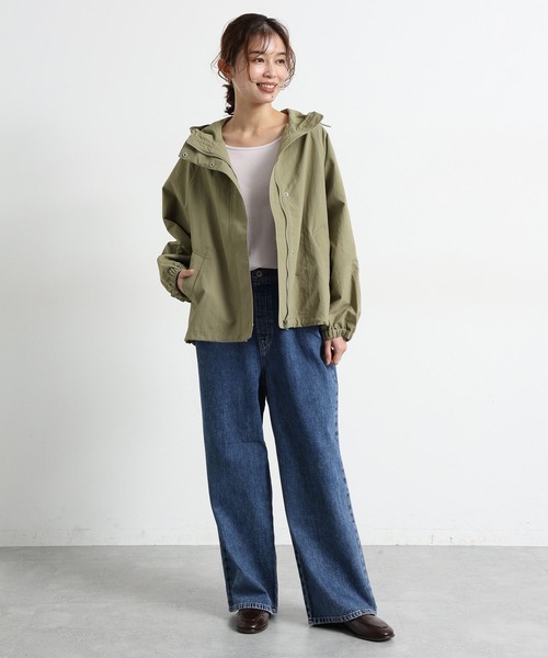 studio CLIP（スタディオクリップ）の「【撥水】ドルマンスリーブマウンテンパーカー（マウンテンパーカー・レディース・アイボリー/ベージュ・FREE）」の14枚目の写真