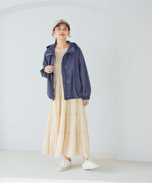 studio CLIP（スタディオクリップ）の「【撥水】ドルマンスリーブマウンテンパーカー（マウンテンパーカー・レディース・アイボリー/ベージュ・FREE）」の21枚目の写真