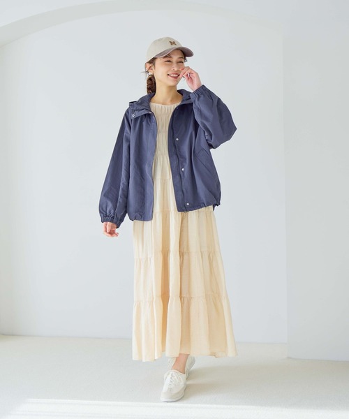 studio CLIP（スタディオクリップ）の「【撥水】ドルマンスリーブマウンテンパーカー（マウンテンパーカー・レディース・アイボリー/ベージュ・FREE）」の22枚目の写真