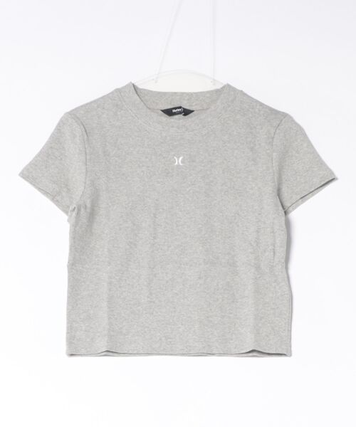 Hurley (ハーレー)の「Hurley/ハーレー 半袖 Tシャツ レディース RIB MINI SHORTS SLEEVE WCSS261023(Tシャツ/カットソー・レディース・ホワイト/ブラック/アッシュ・M)」の16枚目の写真