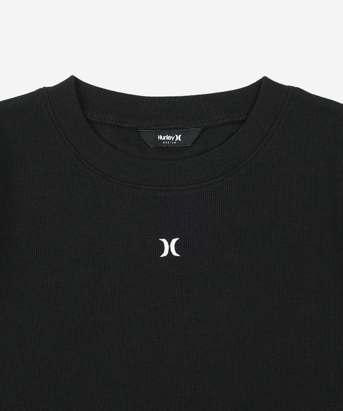 Hurley (ハーレー)の「Hurley/ハーレー 半袖 Tシャツ レディース RIB MINI SHORTS SLEEVE WCSS261023(Tシャツ/カットソー・レディース・ホワイト/ブラック/アッシュ・M)」の11枚目の写真
