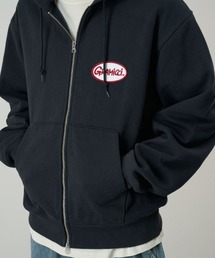 STYLISE（スタイライズ）の「【GRAMICCI】OVAL PATCH ZIP HOODED SWEATSHIRT (オーバルパッチジップフーデッドスウェットシャツ) / 3カラー [G6SU-J120]（パーカー）」