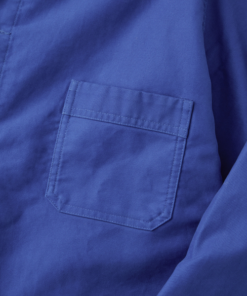 OUTSTANDING（アウトスタンディング）の「[MUT lab] MOLESKIN FRENCH WORK JACKET_WASHED BLUE（ミリタリージャケット・メンズ・その他・SMALL/MEDIUM/LARGE/X-LARGE）」の4枚目の写真
