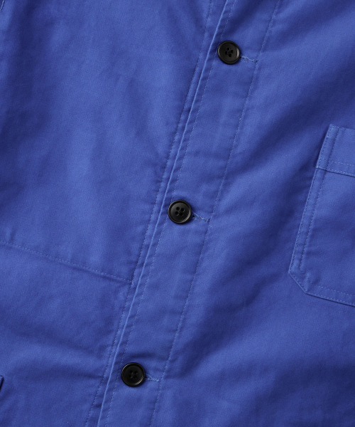 OUTSTANDING（アウトスタンディング）の「[MUT lab] MOLESKIN FRENCH WORK JACKET_WASHED BLUE（ミリタリージャケット・メンズ・その他・SMALL/MEDIUM/LARGE/X-LARGE）」の5枚目の写真
