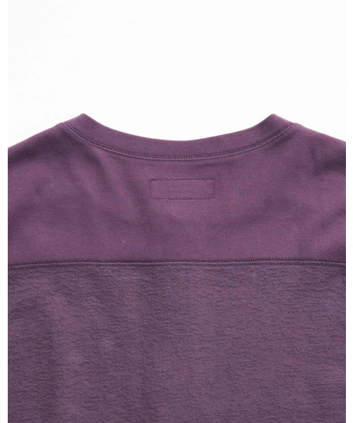 999HUMANITY(999ヒューマニティ)の「エブリデイヘンリーネックロングスリーブTシャツ(パープル)(Tシャツ/カットソー・レディース・その他・1(S)/2(M)/3(L))」の3枚目の写真