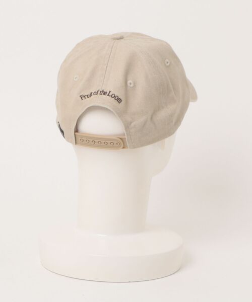 PEANUTS（ピーナッツ）の「FRUIT OF THE LOOM/フルーツオブザルーム　ツイルキャップ2（キャップ・レディース・ライトベージュ/ブラック・ONE SIZE）」の4枚目の写真