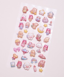 SHIZUTA（シズタ）の「SZT：ぷくぷく３D　デコステッカー　スイートガール　ぷっくりシール（ステッカー/テープ）」