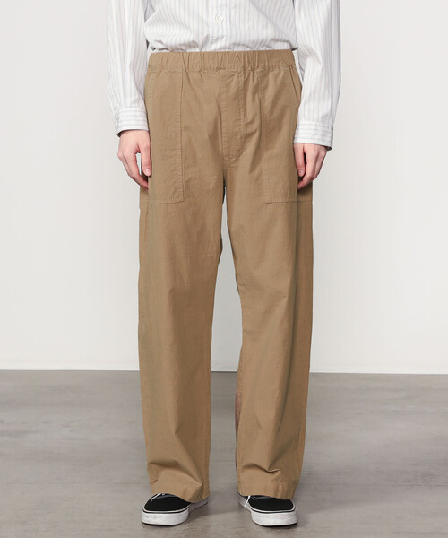 ORCIVAL（オーシバル）の「ORCIVAL | ガーメントダイ コットン セミワイドストレートパンツ MEN（その他パンツ・メンズ・グレー系その他/ブラック系その他/イエロー/ベージュ系その他・4/5）」の12枚目の写真