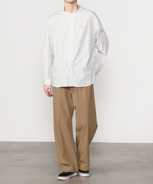 ORCIVAL（オーシバル）の「ORCIVAL | ガーメントダイ コットン セミワイドストレートパンツ MEN（その他パンツ・メンズ・グレー系その他/ブラック系その他/イエロー/ベージュ系その他・4/5）」の17枚目の写真