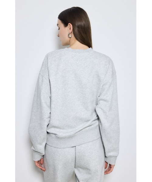 AZUL by moussy（アズールバイマウジー）の「カレッジロゴ スウェットトップス（スウェット・レディース・ライトブラック/グレー×ホワイト/ネイビー・MEDIUM/SMALL）」の11枚目の写真