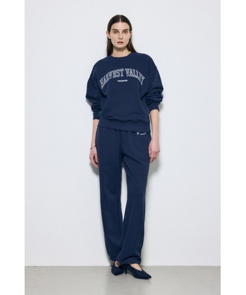 AZUL by moussy（アズールバイマウジー）の「カレッジロゴ スウェットトップス（スウェット・レディース・ライトブラック/グレー×ホワイト/ネイビー・MEDIUM/SMALL）」の22枚目の写真