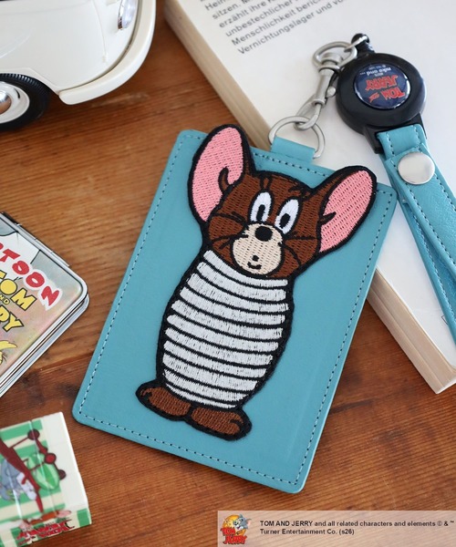 niko and...（ニコアンド）の「【トムとジェリー】コラボリールパスケース（パスケース・レディース・ブルー/ブラウン・0）」の2枚目の写真