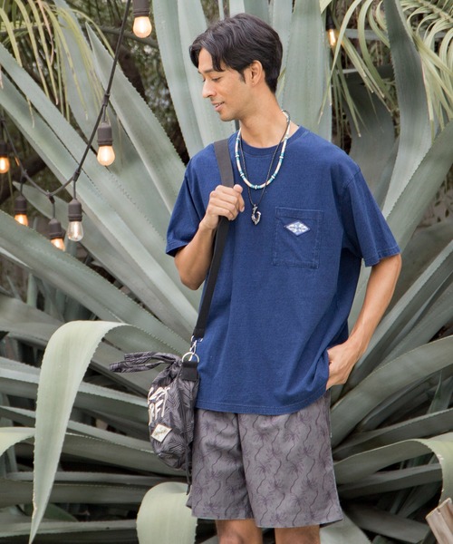 Kahiko(カヒコ)の「【Kahiko】SURF&Palms ケオキメンズTシャツ(Tシャツ/カットソー・メンズ・ライトブルー/ネイビー/グレー・FREE)」の10枚目の写真
