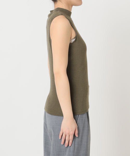 CITYSHOP(シティーショップ)の「JUNGMAVEN MARIPOSA MOCK TEE:Tシャツ(Tシャツ/カットソー・レディース・ブラック/カーキ・SMALL)」の14枚目の写真