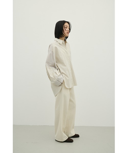 STYLEMIXER(スタイルミキサー)の「パネルオーバーシャツ(シャツ/ブラウス・レディース・ベージュ系その他/ホワイト/ブルー系その他・FREE)」の18枚目の写真