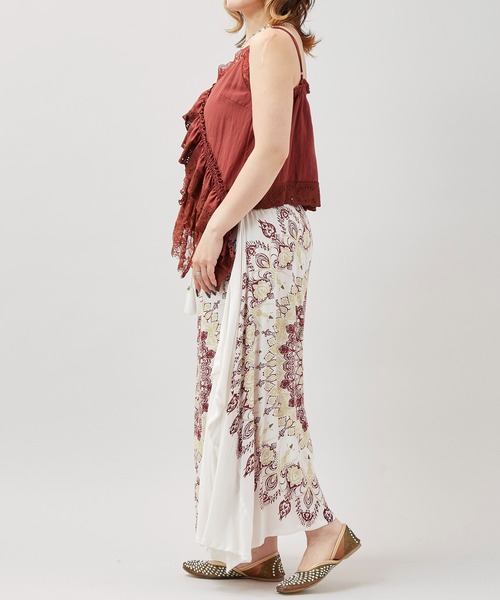 チャイハネ(チャイハネ)の「【チャイハネ】レースパッチワークアシンメトリーキャミソール(キャミソール・レディース・ブラック/ブラウン/ホワイト・FREE)」の21枚目の写真