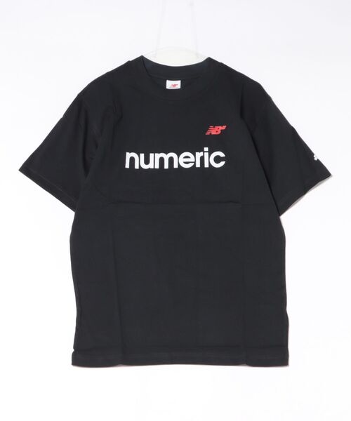 NEW BALANCE(ニューバランス)の「new balance numeric/ニューバランス ヌメリック 半袖Tシャツ フロントロゴ MT53704(Tシャツ/カットソー・メンズ・ブラック/ホワイト/ブルー・L/M/XL)」の3枚目の写真