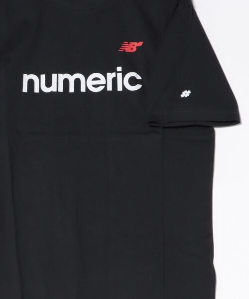 NEW BALANCE(ニューバランス)の「new balance numeric/ニューバランス ヌメリック 半袖Tシャツ フロントロゴ MT53704(Tシャツ/カットソー・メンズ・ブラック/ホワイト/ブルー・L/M/XL)」の5枚目の写真