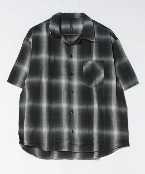 ８(eight)（エイト）の「先染め半袖シャツ（シャツ/ブラウス・メンズ・グレー系その他/ブラック系その他2/ブルー系その他/ホワイト系その他/ブラック系その他/ホワイト系その他2・X-LARGE/MEDIUM/LARGE）」の4枚目の写真