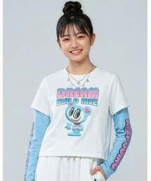 ナルミヤキャラクターズ（ナルミヤキャラクターズ）の「【エンジェルブルー】ナカムラくんレイヤード風Tシャツ（Tシャツ/カットソー）」