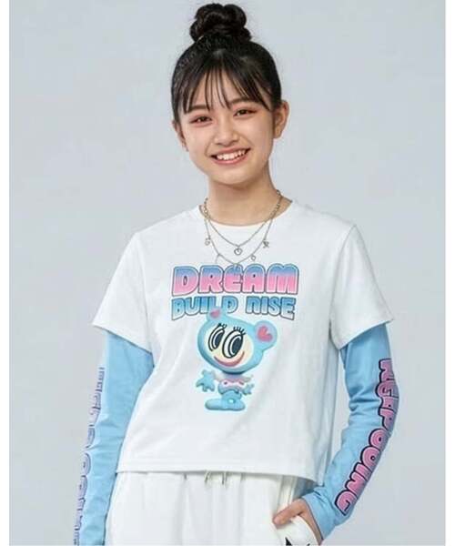 エンジェルブルー】ナカムラくんレイヤード風Tシャツ（Tシャツ