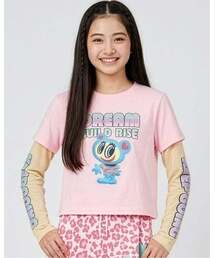 ナルミヤキャラクターズ（ナルミヤキャラクターズ）の「【エンジェルブルー】ナカムラくんレイヤード風Tシャツ（Tシャツ/カットソー）」