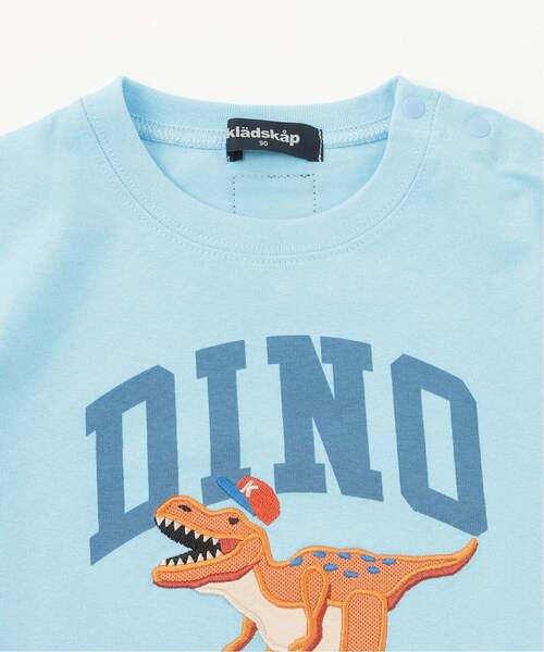 kladskap(クレードスコープ)の「キャップザウルス袖メッシュ半袖Tシャツ【接触冷感・速乾】(Tシャツ/カットソー・キッズ・ライトブルー/レッド・110cm/130cm/100cm/90cm/120cm)」の4枚目の写真