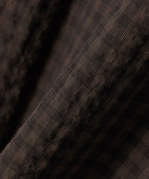 SHIPS(シップス)の「SHIPS: 〈MADE IN JAPAN〉エアー サッカー リラックス バンドカラー シャツ(シャツ/ブラウス・メンズ・ダークグレー/ネイビー/ダークブルー/ブラウン・X-LARGE/LARGE/MEDIUM/SMALL)」の20枚目の写真