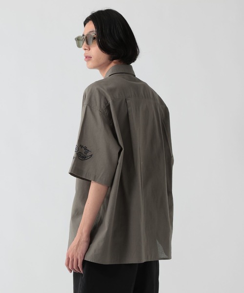GEORGE'S(ジョージズ)の「刺繍パナマシャツ(シャツ/ブラウス・メンズ・オフホワイト/チャコールグレー・MEDIUM/LARGE)」の15枚目の写真