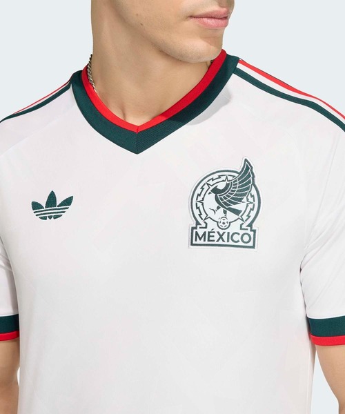 adidas(アディダス)の「メキシコ代表 26 アウェイ レプリカ ユニフォーム / ジャージ / アディダス adidas(Tシャツ/カットソー・メンズ・ホワイト・XX-LARGE/LARGE/MEDIUM/X-LARGE)」の3枚目の写真