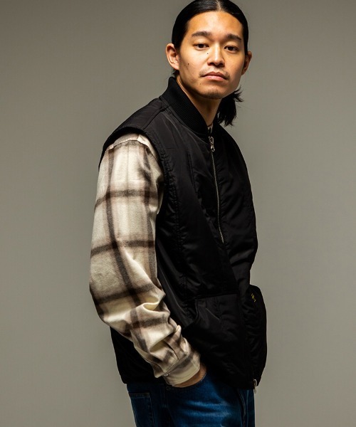 430（フォーサーティ）の「ms6483- L-S OMBRE CHECK SHIRT オンブレチェックシャツ(26-081)（シャツ/ブラウス・メンズ・ベージュ/ネイビー・3/2/1/0）」の4枚目の写真