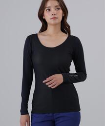 【St ANDREWS】【吸水速乾】【UVカット】TWINCOT UV×メッシュ長袖Uネックインナー (WOMENS)