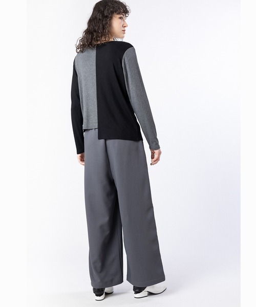 OSMOSIS（オズモーシス）の「レースラインギャザーパンツ（その他パンツ・レディース・グレー/グレイッシュベージュ/ブラック・ONE SIZE）」の14枚目の写真