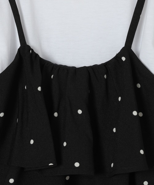 GLOBAL WORK（グローバルワーク）の「トクトク3リネンライクSET UP/641354（サロペット/オーバーオール・キッズ・アイボリー/ベージュ/ブラック・160cm/150cm/140cm/130cm）」の11枚目の写真