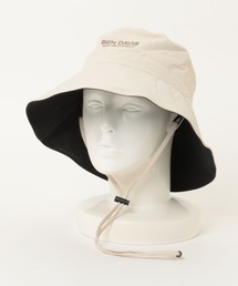 BEN DAVIS（ベンデイビス）の「【BEN DAVIS/ベンデイビス】LONG BRIM NYLON SUN HAT ロングブリムナイロンサンハット サファリハット 紫外線対策 つば広 あご紐付き アウトドア キャンプ フェス（ハット）」