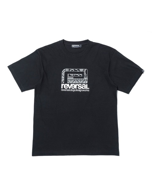 reversal.dogi.design.works(リバーサル・ドーギ・デザイン・ワークス)の「<reversal/リバーサル>BOKH BIG MARK COTTON TEE(Tシャツ/カットソー・メンズ・ホワイト/ブラック/インディゴブルー・LARGE/MEDIUM/XX-LARGE/X-LARGE)」の2枚目の写真