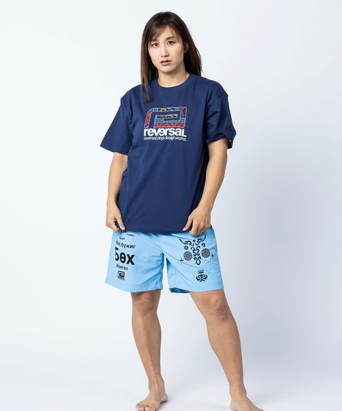 reversal.dogi.design.works(リバーサル・ドーギ・デザイン・ワークス)の「<reversal/リバーサル>BOKH BIG MARK COTTON TEE(Tシャツ/カットソー・メンズ・ホワイト/ブラック/インディゴブルー・LARGE/MEDIUM/XX-LARGE/X-LARGE)」の12枚目の写真