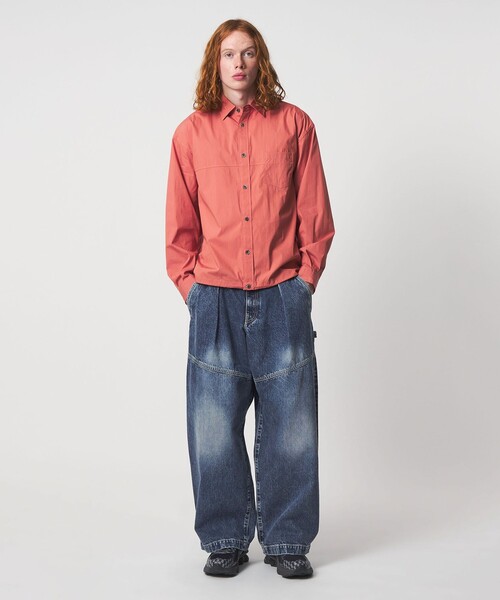 UNITED ARROWS & SONS(ユナイテッドアローズアンドサンズ)の「<UNITED ARROWS & SONS> BLEACH DENIM WIDE PANTS/デニムパンツ(デニムパンツ・メンズ・ライトブルー/ライトグレー・S/XL/L/M)」の6枚目の写真