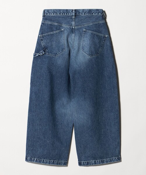 UNITED ARROWS & SONS＞ BLEACH DENIM WIDE PANTS/デニムパンツ